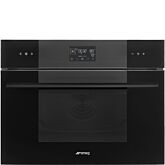 Smeg SO4102S3B3 45cm Linea Steam100 Oven Midnight Black