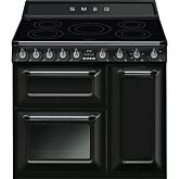 Smeg TR93IBL2 90cm Victoria Electric Range Cooker -  Black