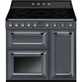 Smeg TR93IGR2 90cm Victoria Electric Range Cooker - Slate Grey