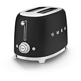Smeg TSF01BLMUK 2 slice Retro Style Matt Black toaster 