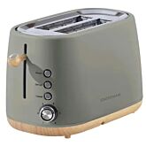 Statesman SKTO5090GR 2 Slice Scandi Toaster In Green