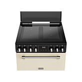 Stoves 444411848 Richmond Deluxe 60Cm Electric Induction Mini Range Cooker - Cream