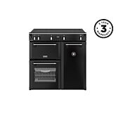 Stoves 444411853 Richmond 90Cm Electric Induction Range Cooker - Black