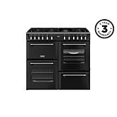 Stoves 444411856 Richmond 100Cm Dual Fuel Range Cooker - Black