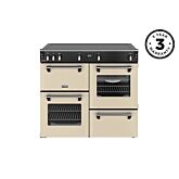 Stoves 444411860 Richmond 100Cm Electric Induction Range Cooker - Cream