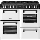 Stoves 444412016 Richmond Deluxe 100Cm Wide Dual Fuel Range Cooker - White