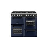 Stoves 444412018 Richmond Deluxe 100Cm Dual Fuel Range Cooker - Blue