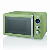 Swan SM22030LGN 800W 20L Retro Microwave