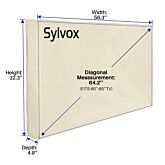 Sylvox OT65A1 Waterpoor Outdoor TV Cover for 60-65" TVs
