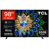 TCL 98A400U-UK 98" QD-MINI LED TV - Black