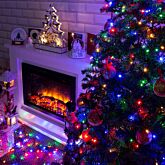 The Christmas Workshop 70320 50 Multi-Coloured Led Timer Lights