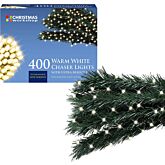 The Christmas Workshop 76180 400Warm White Led Chaser Lights 