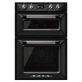 Smeg DOSF6920N1 60cm Victoria Black Double Multifunction Oven