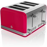 Swan ST19020RN 4 Slice Retro Toaster