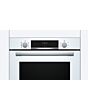 Bosch HQA534BW3B Series 4 Built In Single Oven With Added Steam