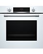 Bosch HQA534BW3B Series 4 Built In Single Oven With Added Steam