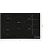 Bosch PXV831HC1E 80cm Surface Mount Induction Hob - Black