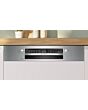 Bosch SMI2HTS06G Series 2 60cm 13 Place Semi-Integrated Dishwasher - Brushed Steel
