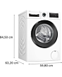 Bosch WGG254F0GB 10kg 1400 Spin Washing Machine - White