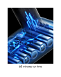 Dyson V8CYCLONENEW Cordless Vacuum 150 Air Watts Black/Green