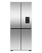 Fisher And Paykel RF500QNUX1 79cm Wide Quad Door Recessed Fridge Freezer with Ice and Water