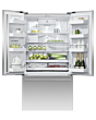 Fisher And Paykel RF540ADUX6 90cm wide Freestanding French Door Fridge Freezer with Ice & Water