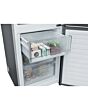 Haier 2D 60 Serie 3 HDPR3618DNPK 355L Total No Frost Fridge Freezer - Stainless Steel