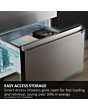 Haier HTR3618DNMG 60/40 Combi Fridge Freezer Black