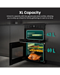 Hisense HDCEC5C10B Double Oven Electric Cooker 50cm Black