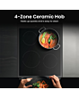 Hisense HDCEC5C10B Double Oven Electric Cooker 50cm Black