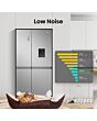 Hisense RS840N4WCE 60/40 91cm Frost Free American Fridge Freezer - Stainless Steel