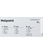 Hotpoint BI WMHG 81485 U BIWMHG81485U 8kg 1400 Spin Built in Washing Machine - White