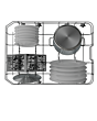 Hotpoint HP2FE10CS90BUK 10 Place Dishwasher Black