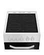 Hotpoint HTE5VCW 50cm Double Oven Electric Cooker White