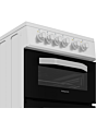 Hotpoint HTE5VCW 50cm Double Oven Electric Cooker White