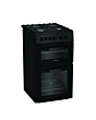 Hotpoint HTG5GCB 50cm Double Oven Gas Cooker Black
