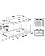 Indesit THP751PIXI 73cm Gas Hob - Stainless Steel