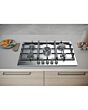 Indesit THP751PIXI 73cm Gas Hob - Stainless Steel