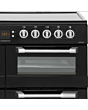 Leisure CS100C510K 100cm Electric Rangecooker Triple Oven