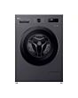 LG F4X1009NMK 9kg 1400 Spin Washing Machine - Slate Grey