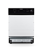 Montpellier MDI655K Semi-Integrated Dishwasher - 12 Place Settings - Black