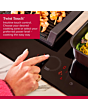 Neff T66FHX4L0 59.2cm Black Induction Hob