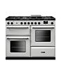 Rangemaster AURAO110DFPWHT/YX1 Aura 110Cm 19307 Dual Fuel - White With Onyx Trim