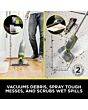 Shark VM200UK Shark VacMop Cordless 2-in-1 Vacuum Mop with Targeted Spray - 9 Min 30 Sec Run Time - Charcoal Grey
