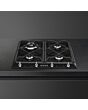 Smeg SR964NGH 60cm Victoria Black 4 Burner Gas Hob