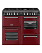 Stoves 444412020 Richmond Deluxe 100Cm Dual Fuel Range Cooker - Red