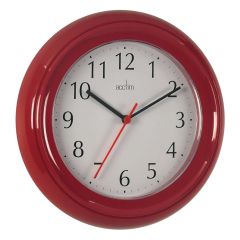 Acctim 21414 Wycombe Wall Clock Red
