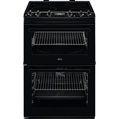 Aeg CCX6501ACB 
60Cm Electric Cooker with Double Oven With Thermaflow