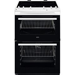 Aeg CCX6501ACW 
60cm Double Oven with Thermaflow 