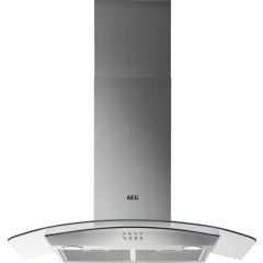 Aeg DTB3953M 90cm Curved Glass Wall Chimney Hood 